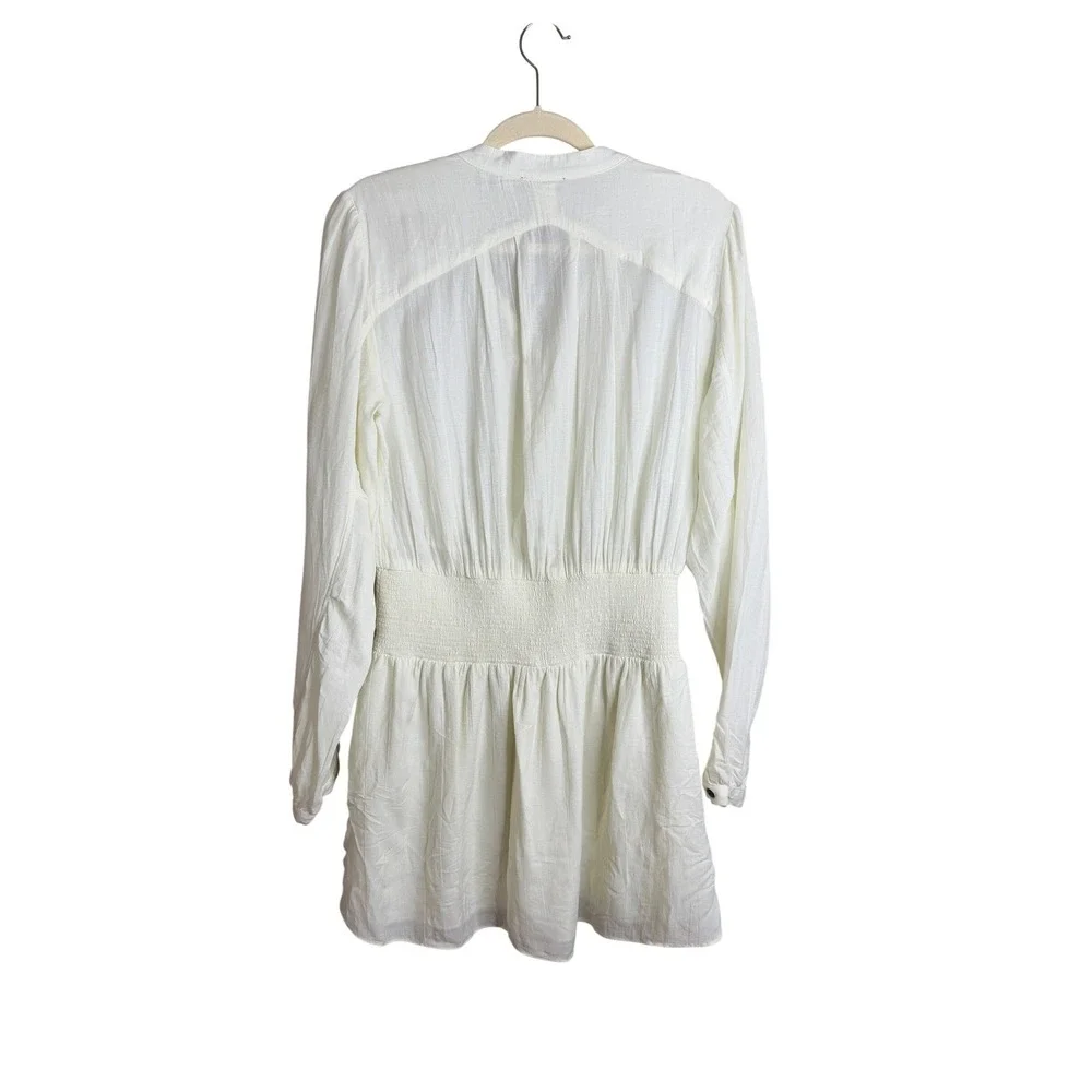 rag & bone White Long-Sleeve Mini Dress